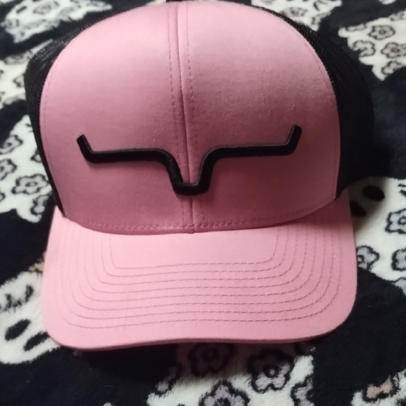 Kimes Ranch Pink and Black Trucker Hat - Picture 1 of 2